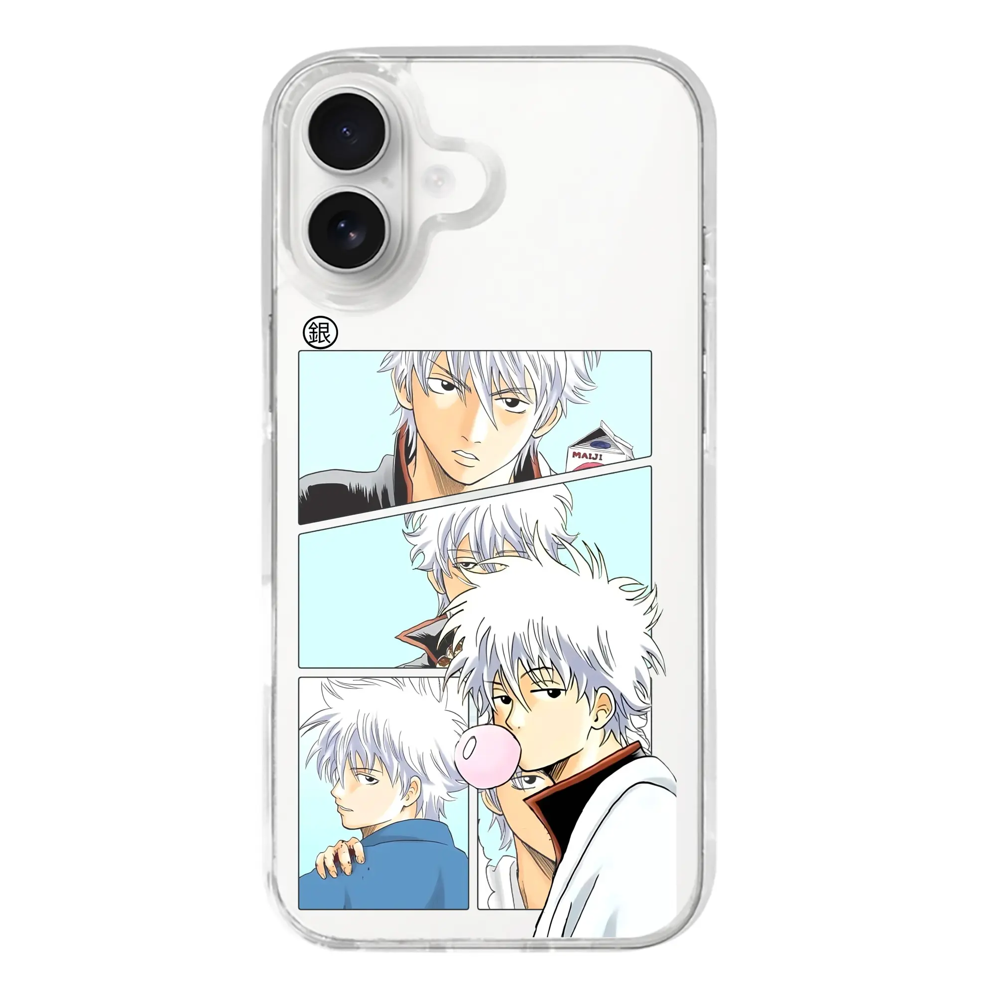 銀魂 グッズ 坂田 銀時 - iPhone 17シリーズ 透明スマホケース – 薄型・耐衝撃・精密フィット保護カバー